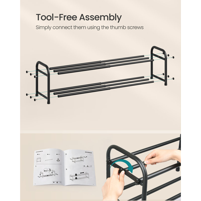 Shoe Rack, 30.1cm H x 44.3cm W x 25cm D
