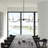 Saxon 6 - Light Wrought Iron Dimmable Chandelier
