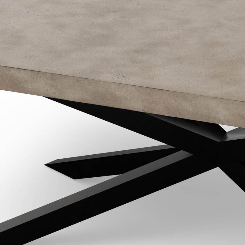 Metal Base Dining Table