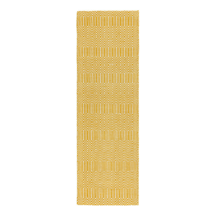 Momig Geometric Flatweave Area Rug