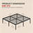 18" Heavy-Duty Metal Platform Bed Frame, 1100 Lbs Capacity, No Box Spring, Under-Bed Storage-1027113613-1027113602