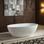 Baignoire de trempage autoportante de 59 po x l 30,71 po
