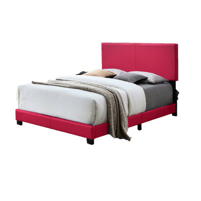 Exquisite Contemporary Bedroom Platform Bed Frame With Upholstered Headboard And Footboard, Offering Extra Support And Comfort