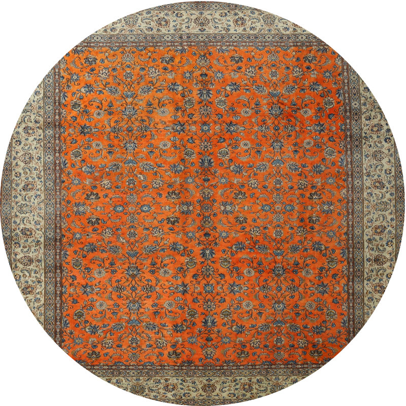 Catelin Oriental Indoor Rug, Round 6'