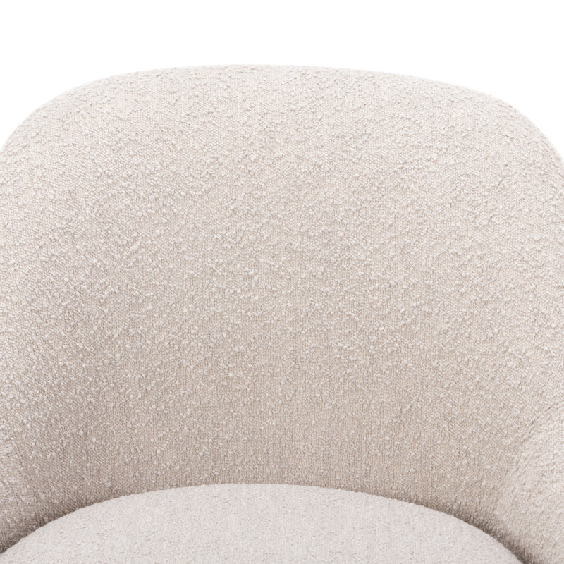 Levi Swivel Barrel Chair, Knoll Sand