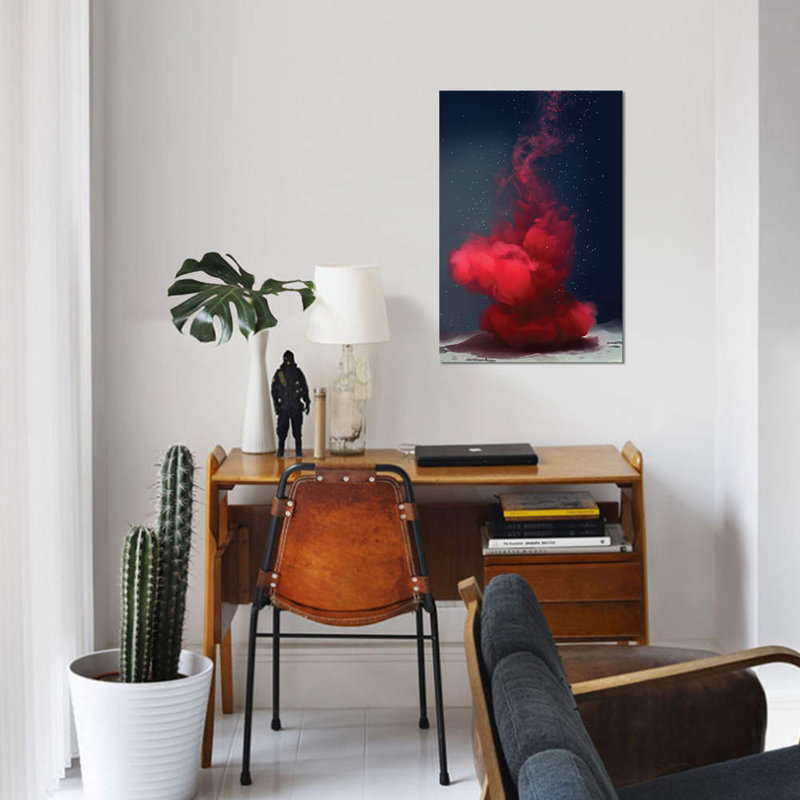 «Medusa Rossa» par Frank Banda, reproduction sur toile tendue sur châssis, H 18 po x l 12 po x P 1,5 po, Toile tendue