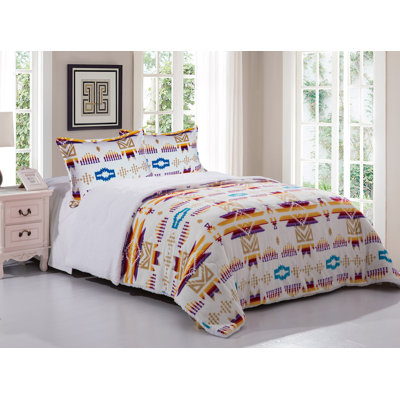 Ensemble d'édredon doublé sherpa pour grand lit Queen Foundry Select