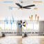 Alceo 52'' Ceiling Fan with LED Lights-624962759