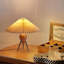 Jolie lampe de bureau moderne en bois de rose-1325513025