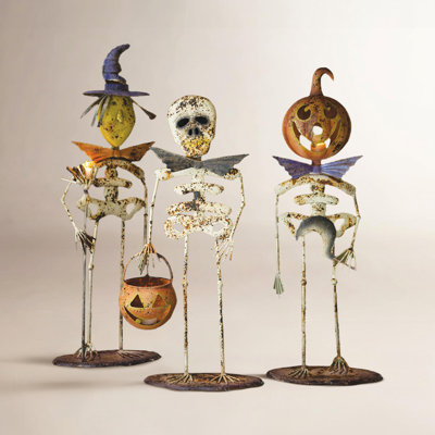3-Piece Halloween Creature Figurine Set