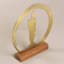 Novica Standing Buddha Dome Brass Sculpture
