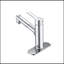 Robinet de lavabo de salle de bain avec douchette extractible, robinet de lavabo de salle de bain moderne à poignée simple avec bouchon de bonde escamotable et plaque de pont-119318280