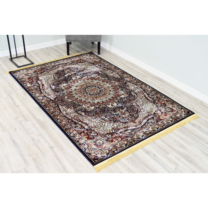Darwen Performance Oriental Indoor Rug, Rectangle 7'8" x 10'8"