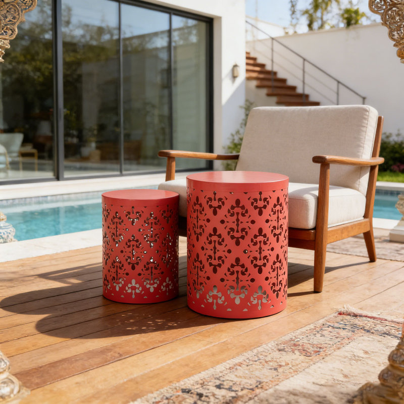 Table d'appoint d'extérieur, Corail, 2