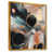 Toile avec cadre flottant or