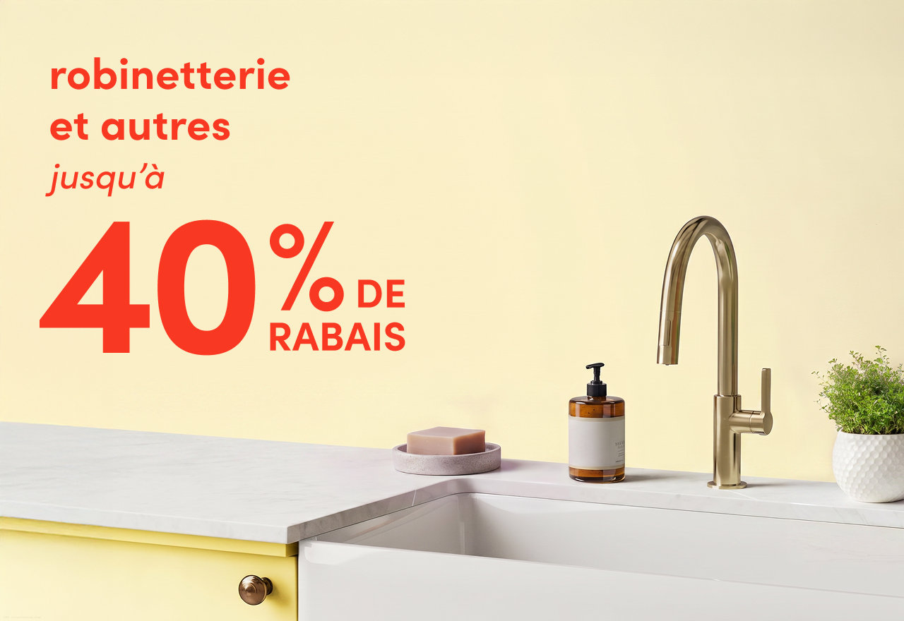 robinetterie et autres en solde