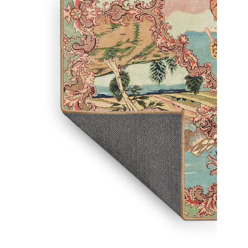 Oriental Indoor Rug, Rectangle 6' x 9'
