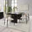 Jaramillo 80" Wooden Dining Table in Black