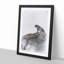 Leopard upon the Rock in Abstract - Picture Frame Graphic Art Print-55772187-55772183