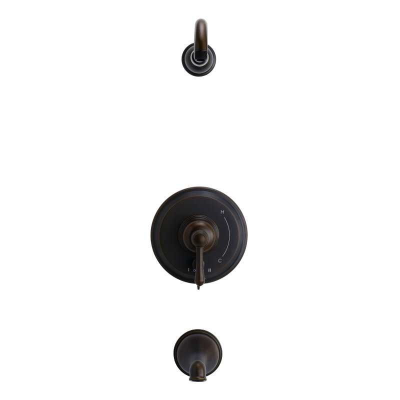 Système de douche à pression équilibrée Opulence, Bronze