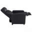 Fauteuil inclinable rembourré noir