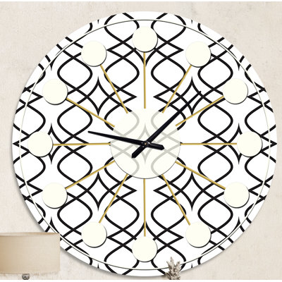 Horloge murale rétro Mid-Century