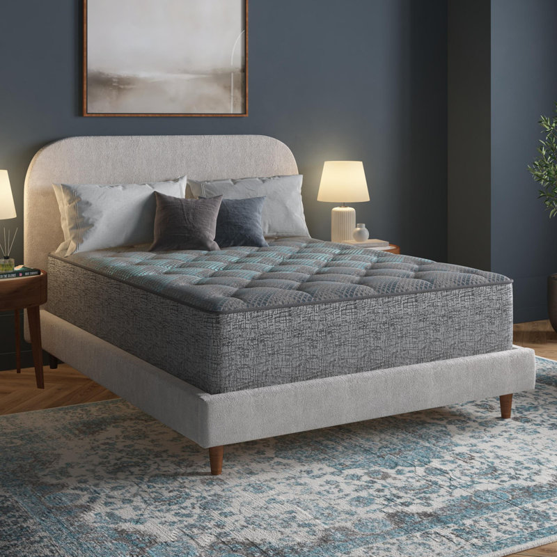 Matelas hybride de 13 po Restonic Comfort Care, matelas à ressorts ensachés individuels, confort moelleux, Simple extra long