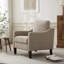 Fauteuil avec pieds en bois massif-892651834