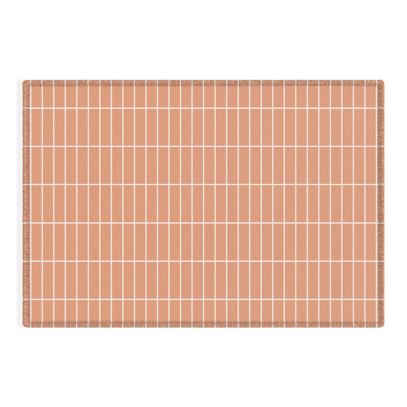 Tapis rectangulaire Keyla avec envers antidérapant, Rectangle 2 pi x 3 pi
