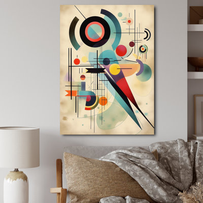 Chef-d'œuvre géométrique sur toile