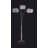 84"H 3-Shade Crystal Inspired Arch Floor Lamp (1 Pc/Ctn/2.61 Cu Ft/34.63 G.W. Lbs)