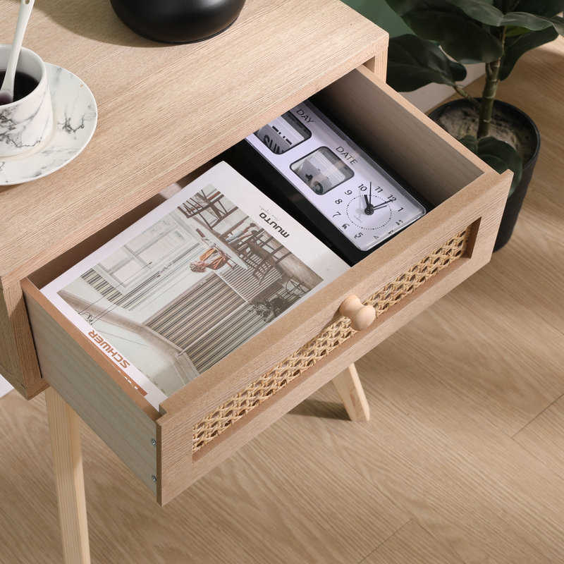 Savla 40cm W Manufactured Wood Bedside Table