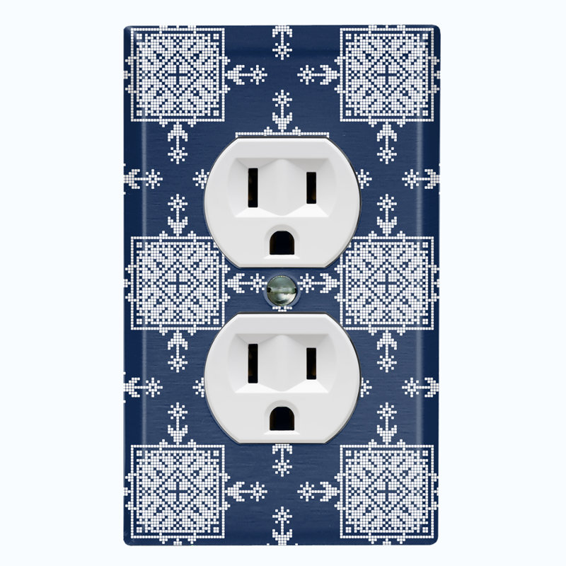 1 - Gang Duplex Outlet and Toggle Light Switch Standard Wall Plate