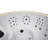 Luxury Spas 220 Volt Acrylic Round Standard (Hardwired) Hot Tub in Gray