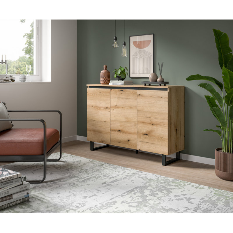 Ruthelle Particle Board / Chipboard Standard Accent Chest, 84 cm H x 120 cm L x 36 cm D