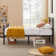 Auxter 38" Metal Platform Bed Frame with Parisian Style Headboard and Footboard, Heavy-duty Slats Support, Under Bed Storage, No Box Spring Needed