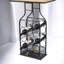12 Bottle Console Wine Bottle Rack Black