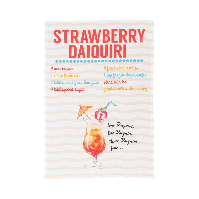 Serviette de cuisine Strawberry Daiquiri