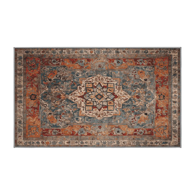 Machine Washable Brown Area Rug
