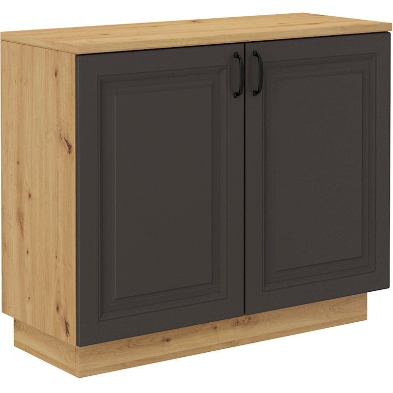 Bromsgrove Display Cabinet,  Grey/Brown
