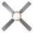Blayten 4 - Blade LED Standard Ceiling Fan with Remote Control and Light Kit Included (FINXIN)-1679706898-1729129356