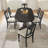 Extendable Oval Wooden Dining Table-541889979