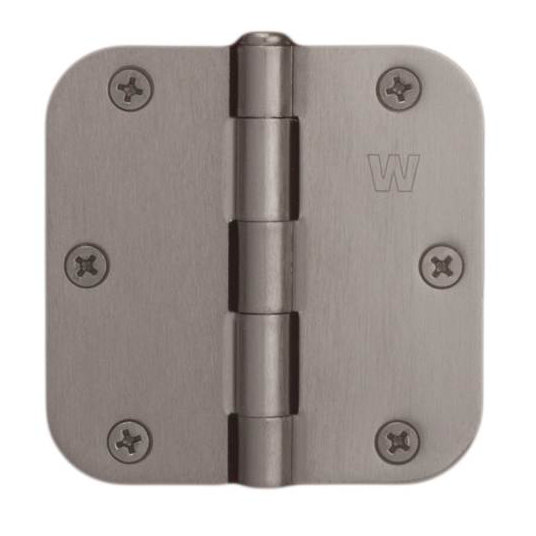 3.5" H × 2" W Butt/Ball Bearing Pair Door Hinges (Set of 2) Weslock