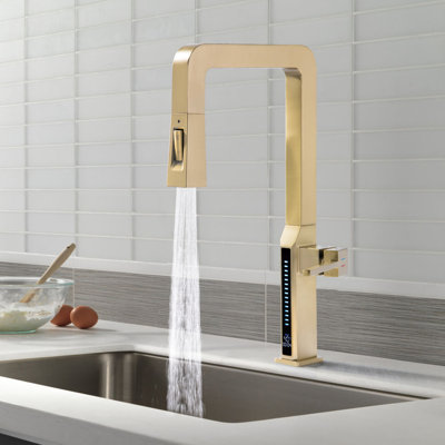 Digital Display Pull-Out Kitchen Faucet