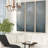 3 Piece Picture Frame Multi-Silver Ice Textured Metallic Hand Painted Canvas Wall Art by Martin Edwards