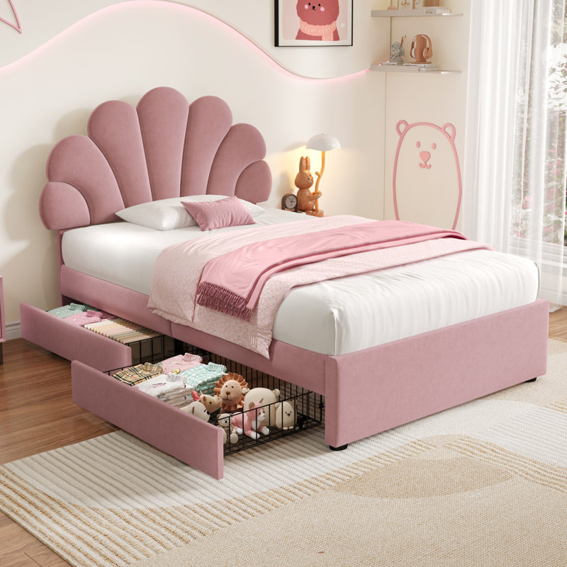 Bed, Pink