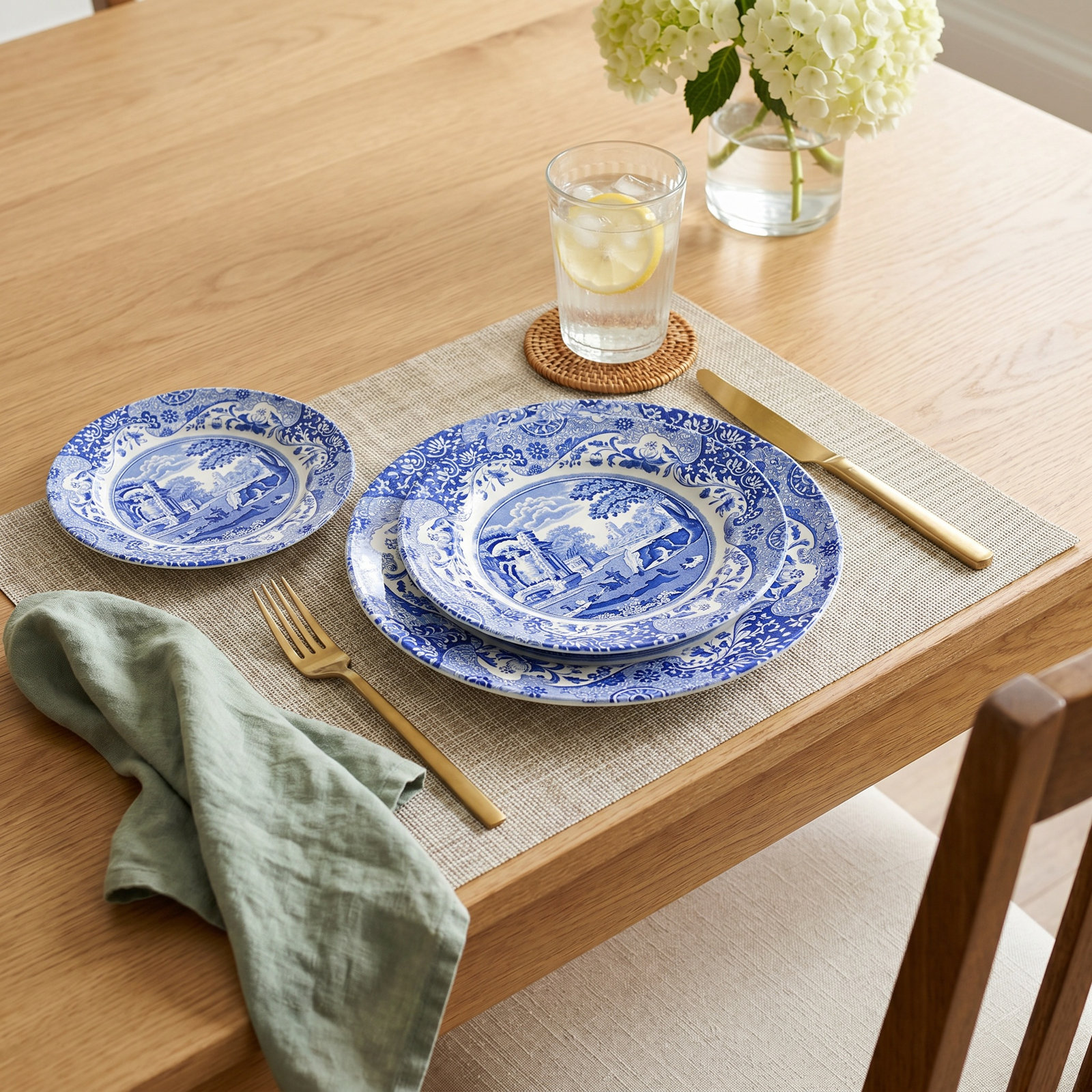 Spode Blue Italian 9" Salad Plate