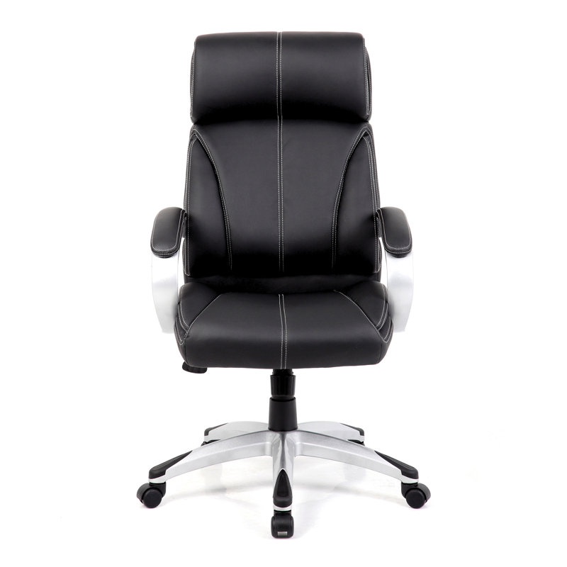 Genuine Leather Executive Chair with Headrest