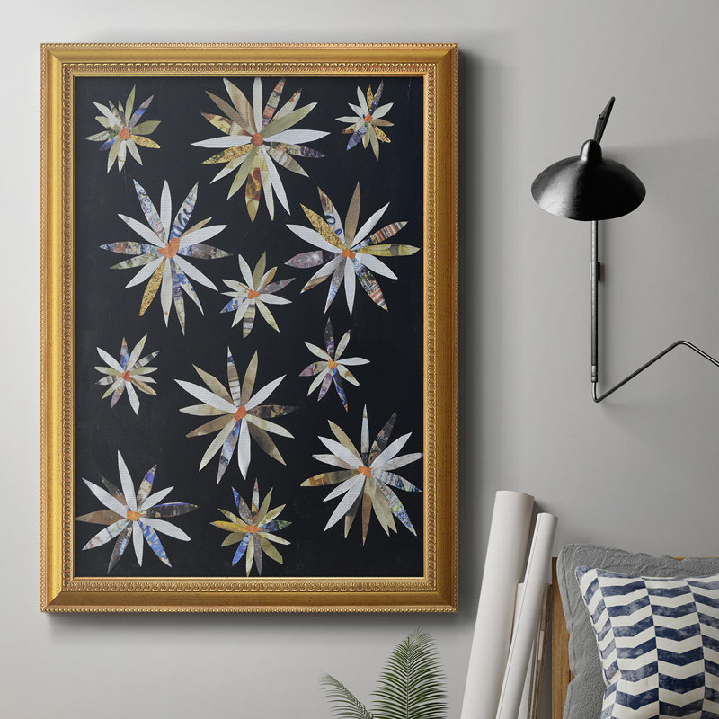 Toile encadrée de qualité supérieure Starburst Too I - prête à être accrochée, H 27 po x l 18 po x P 2,5 po