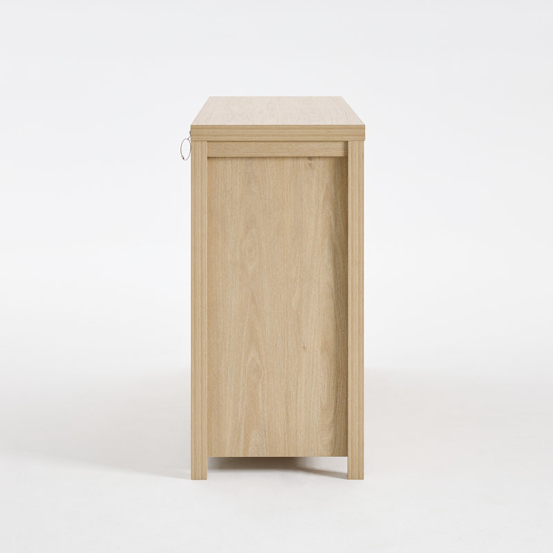 Commode 7 tiroirs Allenside, Chêne clair